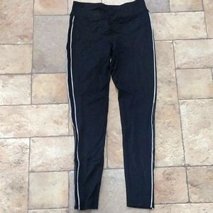 Forever 21 Black Athletic Pant Mesh Leggings